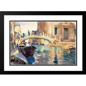   38x28 Framed and Double Matted Ponte San Giuseppe di Castello, Venice