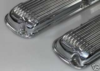 SBF FORD 289,302,351W ALUM. FINNED VALVE COVERS 8513 8  