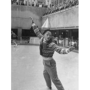  Leisure Hobbies Author Truman Capote Ice Skating at the 