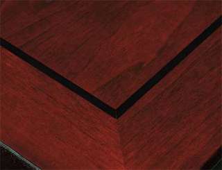shaped wood trim standard at floor level on all pedestals