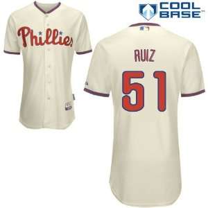 Carlos Ruiz Philadelphia Phillies Authentic Alternate Cool Base Jersey 