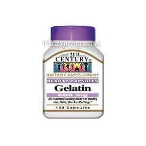  Gelatin 600 mg 100 Capsules, 21st Century Health 