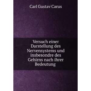   nach ihrer Bedeutung . (9785873495351) Carl Gustav Carus Books