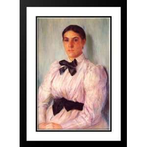  Cassatt, Mary, 18x24 Framed and Double Matted Portrait of 