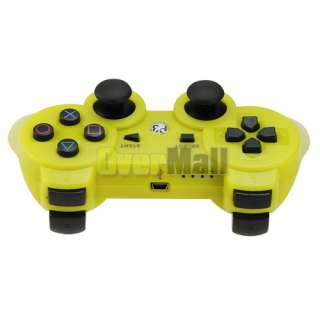 Yellow DualShock 3 Wireless Bluetooth Game Controller for Sony PS3 
