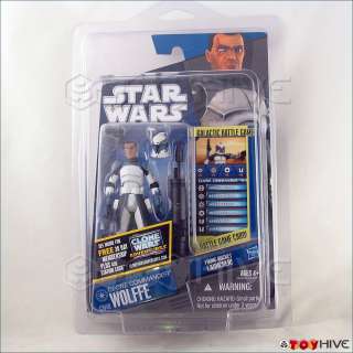   Clone Wars Clone Commander Wolffe CW48 sealed package protective case
