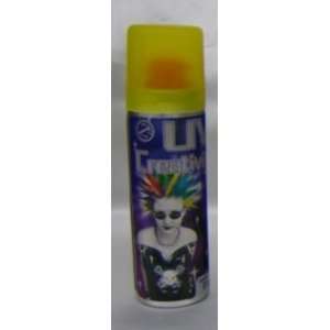   of Yellow UV Light Activated glow in the Dark Hairspray Toys & Games
