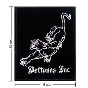 Deftones Patch Music Band Logo III Embroidered Iron on Patches Free 