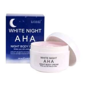  Lansley AHA White Night Body Creme 