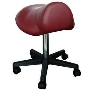  Sivan Health and Fitness Burgundy Rolling Saddle Massage 