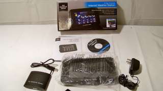 NEW Sharper Image Wireless Internet Weather Station EC WS115 with 