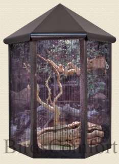 Nuage Birdcage with Wire Front  