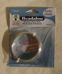   Beadalon Metal Beading Wire German Style Select Gauge & Metal  