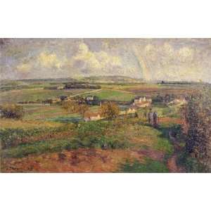  Oil Painting The Rainbow Camille Pissarro Hand Painted 