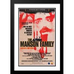 The Manson Family 20x26 Framed and Double Matted Movie Poster   Style 