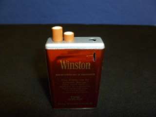 Winston Cigarette Soft Pack Lighter Tobaco  Works Great  