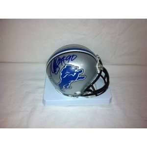Ndamukong SUH Autograph Hand Signed Detroit Lions Mini Helmet