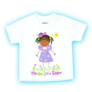 African American Im the Little Sister T Shirt by Adorable 