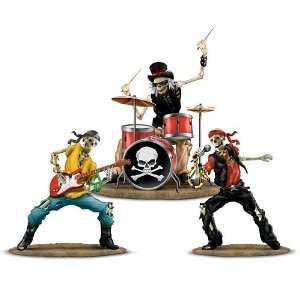  Rock Band Skeleton Figurine Collection Snakes And Bones 