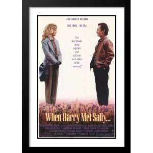  When Harry Met Salley Framed and Double Matted 32x45 Movie 