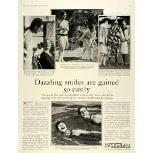   Dental Dentist C. E. Allen   Original Print Ad