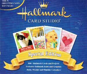 Hallmark Greeting Card Studio Sp Ed. XP/Vista/7 PC NEW  
