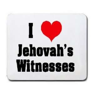  I Love/Heart Jehovahs Witnesses Mousepad