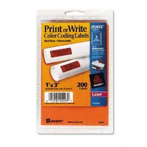 Neon Red, 200/Pack   Sold As 1 Pack   Ideal for document and inventory 