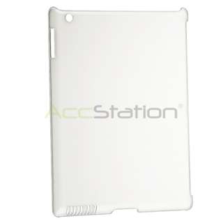 Clear Crystal Snap on Hard Back Case work with Smart Cover For iPad 2 