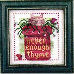  Never Enough Thyme   Cross Stitch Pattern Arts, Crafts 