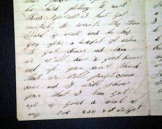 CIVIL WAR LETTER Tennessee Camp SPRING VALLEY 1864  