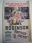 MEMORABILIA ED​W. G. ROBINSON IN BROTHER ORCHARD & ZANE GREYS 