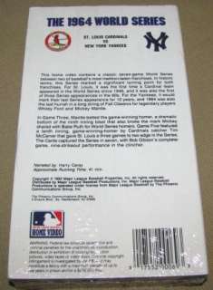 1964 World Series VHS   Cardinals vs Yankees   MLB Home Video, NEW 