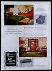 Vintage 1954 Willett Transitional Solid Cherry Furniture Magazine Ad