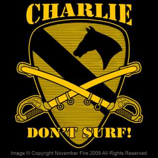 Charlie Don’t Surf Shirt Air Cavalry Apocalypse Now  