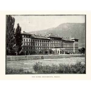  Hotel Meranerhof Meran Italy Historic Building Landscape Mountain 