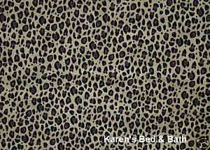 Cheetah Leopard Safari Wildlife Skin Curtain Valance  
