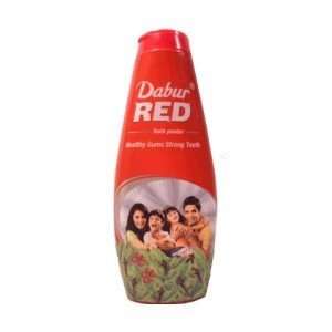  Dabur red tooth powder 300gms with free tooth brush 