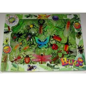  Bug Life 18 Piece Playset 3 to 5 inch Plastic Insect 