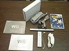 Nintendo Wii White Console (NTSC) bundle /w Wii mote/Nu