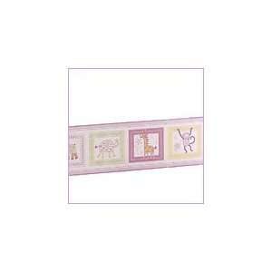 Animal Crackers Wallpaper Border by Lambs & Ivy. 8 x 30