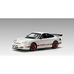  Replicarz A60470 2004 Porsche 911 GT3RS, White with Red 