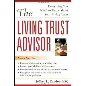   Know About Your Living Trust [Hardcover] Jeffrey L. Condon ESQ Books
