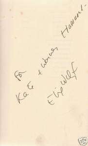 JUDAICA AUTOGRAPH NOBEL WINNER ELIE WIESEL ON HIS BOOK  