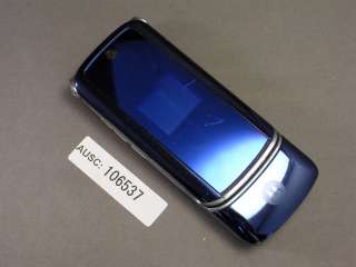 UNLOCKED MOTOROLA K1 QUADBAND CAMERA GSM PHONE BLUE #6537  