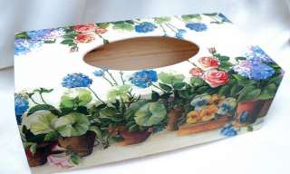 Wooden Tissue Box Cover, Rectangural, Wood, Plain,    