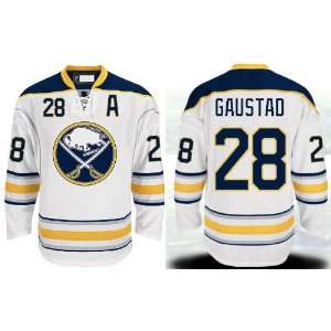 NHL Gear   Paul Gaustad #28 Buffalo Sabres White Jersey 