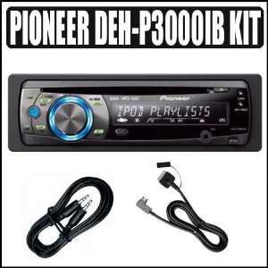  Pioneer DEH P3000IB in Dash /WMA/WAV CD Receiver 