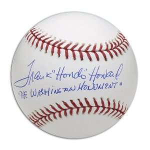  Washington Senators Frank Howard Autographed Baseball w/ Washington 