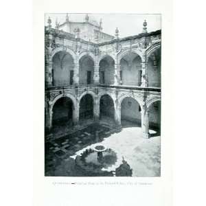 1907 Print Federal Palace Queretaro Mexico Patio Baroque Architecture 